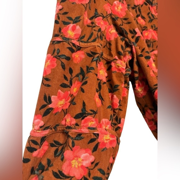 Sonoma Floral Corduroy V-Neck Plus Size Blouse Size 0X - Picture 7 of 13